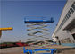 Struktur Baja Forklift Medan Kasar, Lift Platform Hidraulik 13M Kapasitas Pemuatan Tinggi